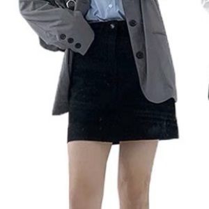 New Black Jeans Skirt